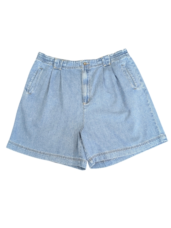 Silhouette Pants - Vintage Silhouettes High Waist, Pleated, Cotton Denim, Baggy Shorts. Size 20.